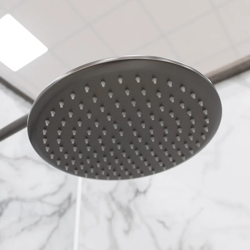 Eliseo Ricci Exclusiv Round Rigid Riser Shower - Gunmetal