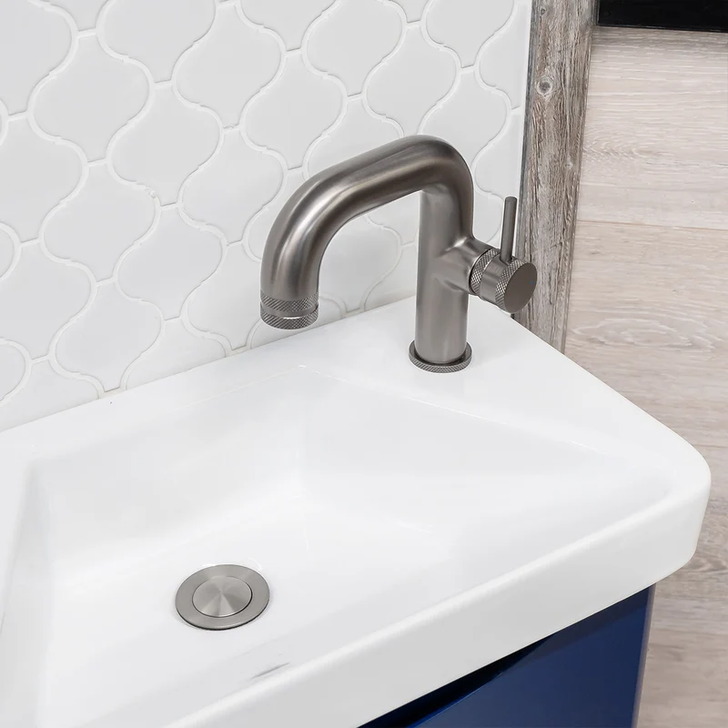 Eliseo Ricci Exclusiv Side Lever Basin Mono - Gunmetal