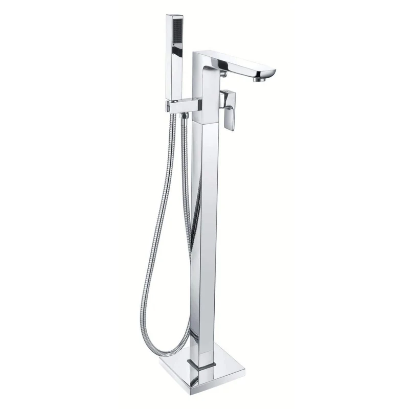 Vector Floorstanding Bath Shower Mixer - Chrome