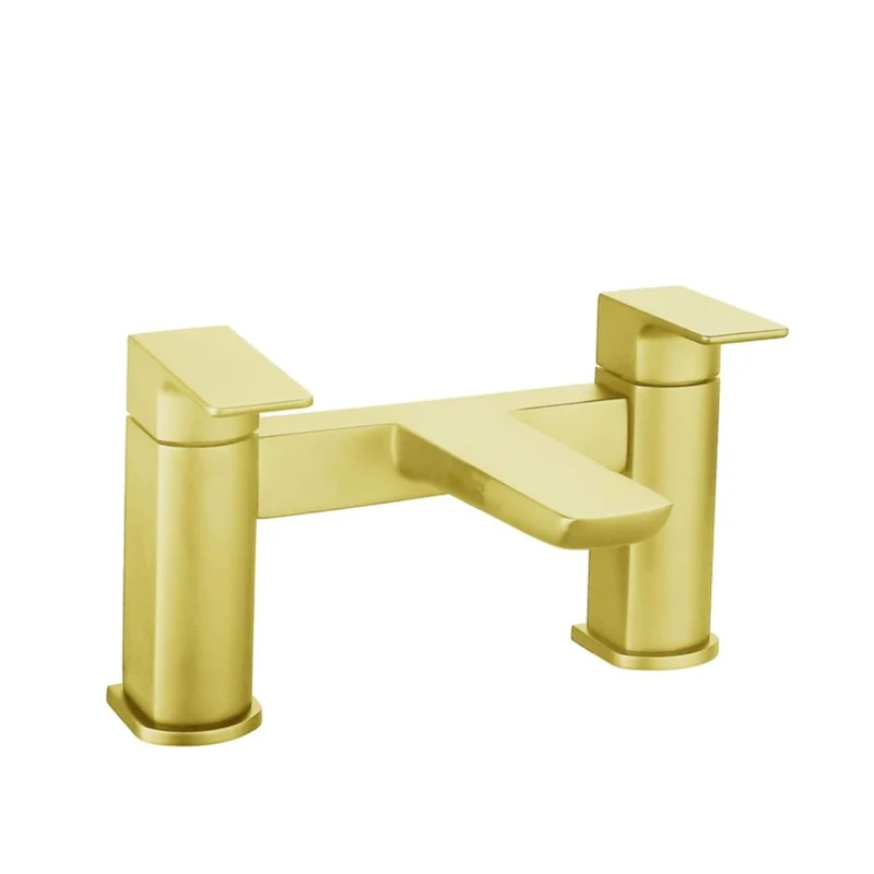 Vector Bath Filler - Brushed Brass