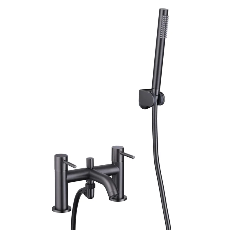 Lux Bath Shower Mixer - Gunmetal Grey