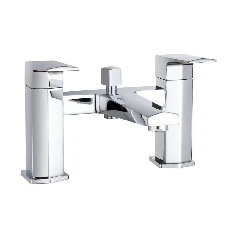 Nuie Hardy Bath Shower Mixer Contemporary Chrome Brass,brass ABS 151x230x151mm
