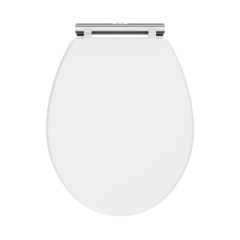 Nuie Soft Close Wooden Toilet Seat - Satin White