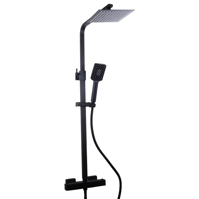Walk In Shower Complete Suite Pack - Black