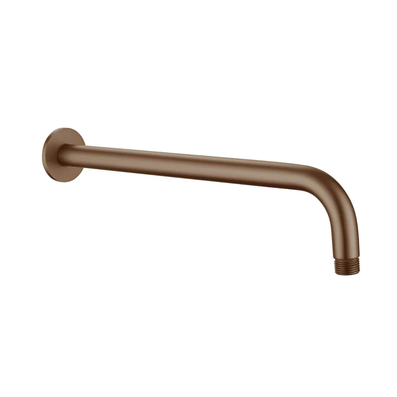 Lux Concealed Shower Set With Handset Kit, Slimline 250mm Overhead Shower & 300mm Wall Arm - Brushed Bronze