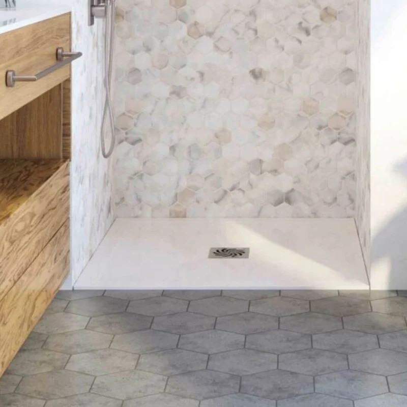 SlimStone Anti-Slip 25mm Rectangular Shower Tray