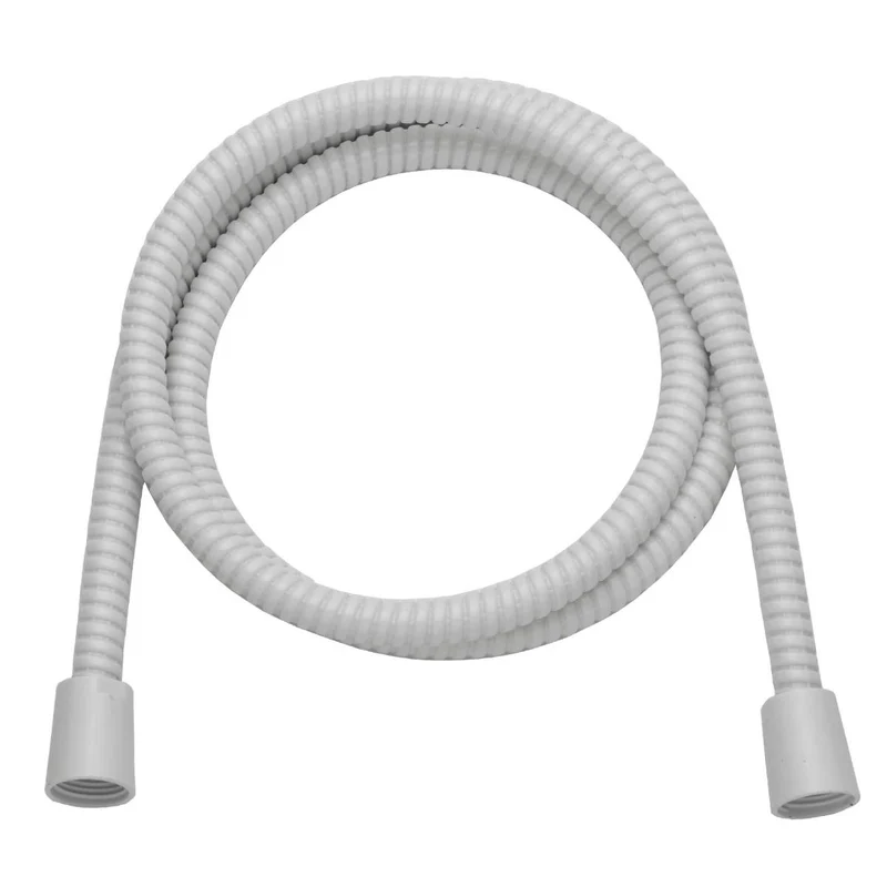 Croydex Amalfi Flexi 1.5m PVC Hose - White