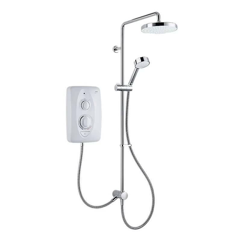 Mira Jump Dual 9.5kW Electric Shower - White/Chrome