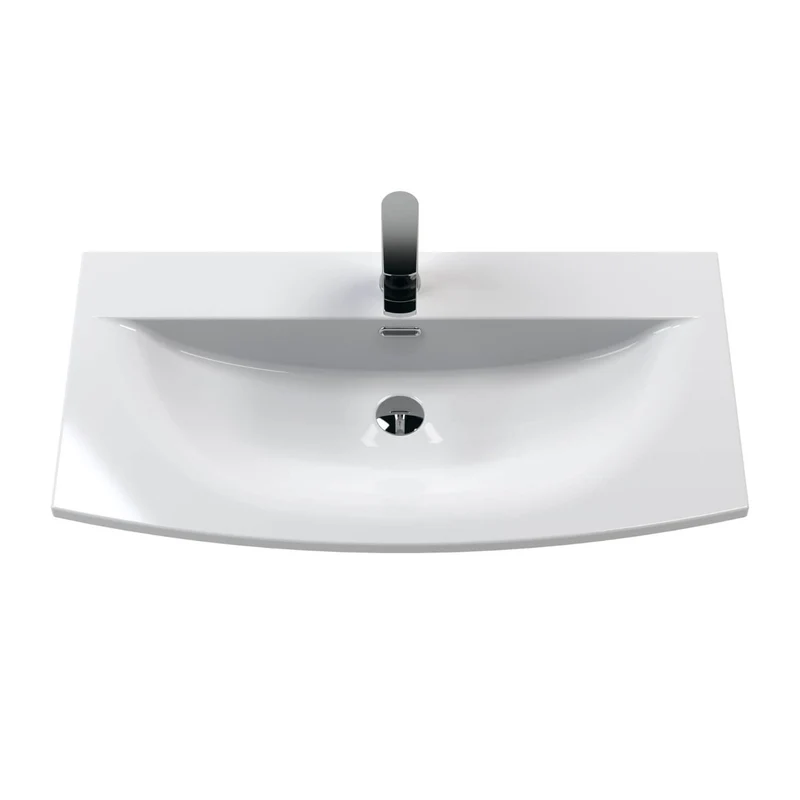 Lana 800mm Floor Standing 2 Drawer Vanity Unit & Basin Complete for Bathroom
