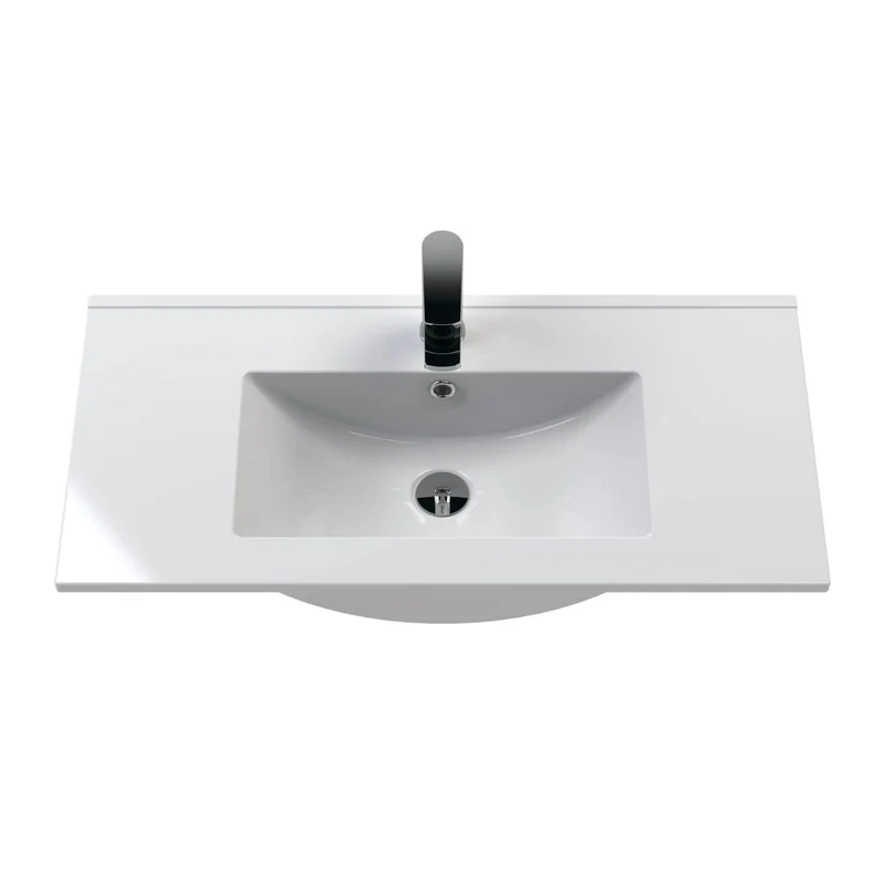 Lana 800mm Floor Standing 2 Drawer Vanity Unit & Basin Complete for Bathroom