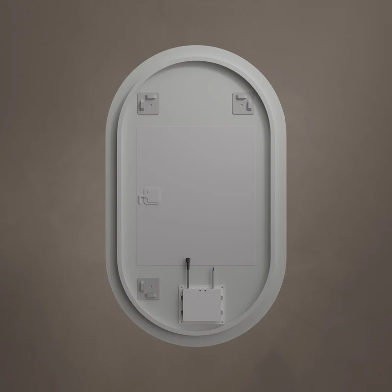 Claris Capsule Illuminated Mirror 60 x 100cm with Adjustable Dotless Lighting and Demister