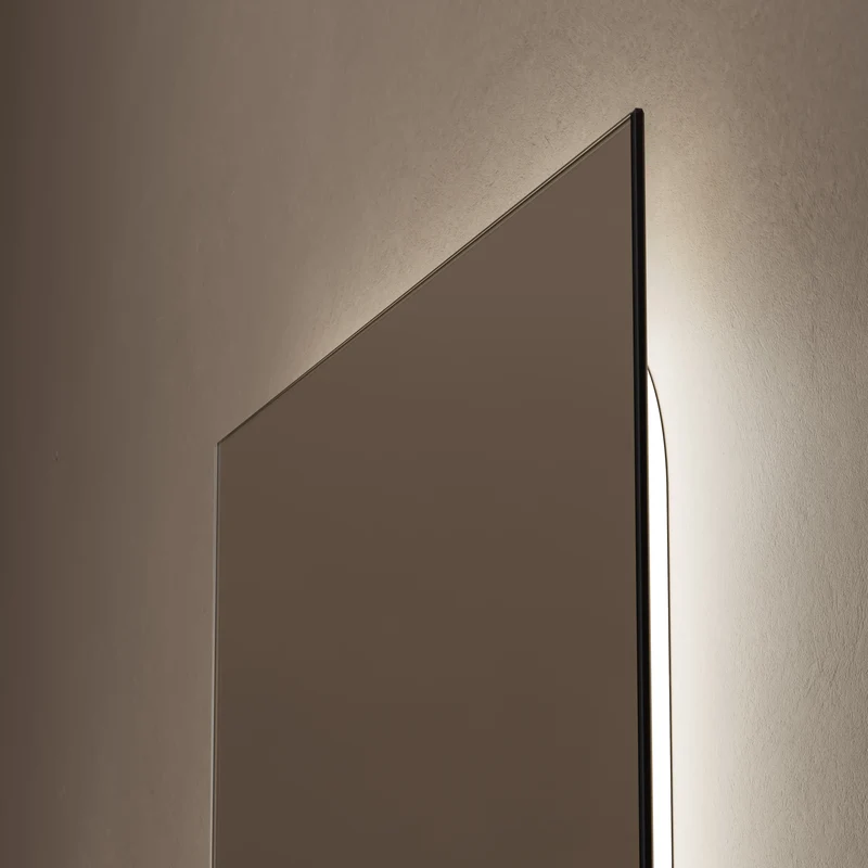 Claris Rectangular Illuminated Mirror 50 x 90cm with Adjustable Dotless Lighting and Demister