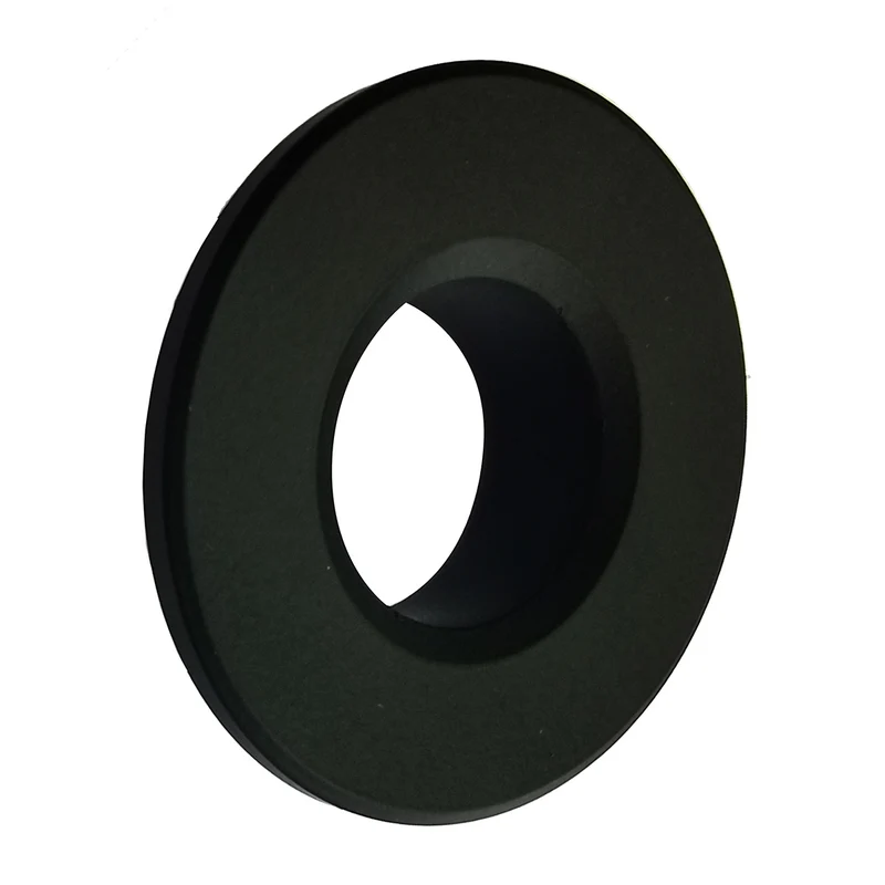 Objekt Cermica Round Basin Overflow Cover - Satin Black