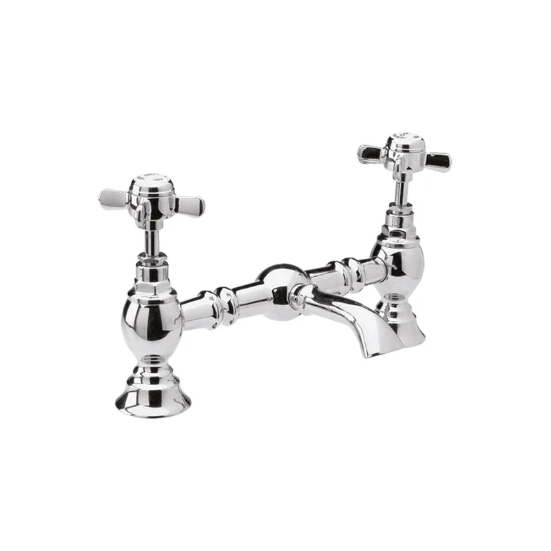 Nuie Beaumont Bridge 2 Hole Basin Mixer I315X - Chrome