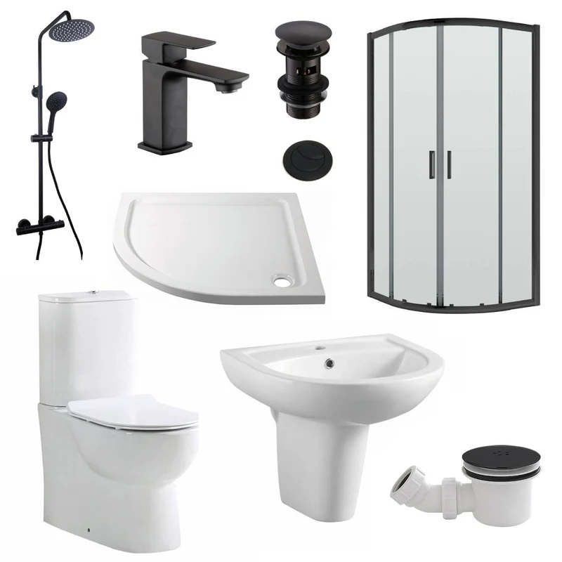 Noir Black Quadrant En-suite Pack