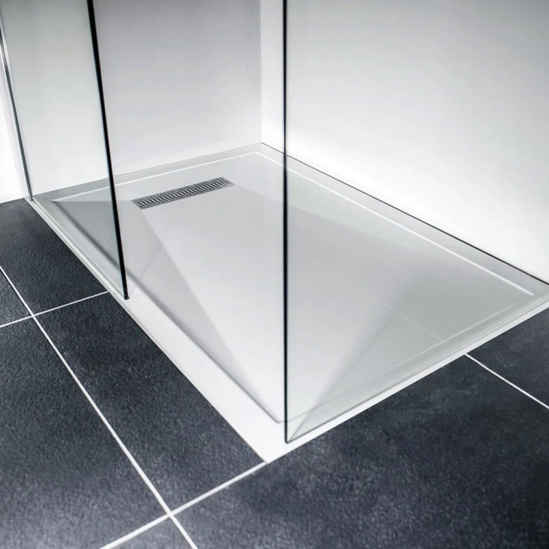 SlimStone 25mm Linear Offset Quadrant Shower Tray