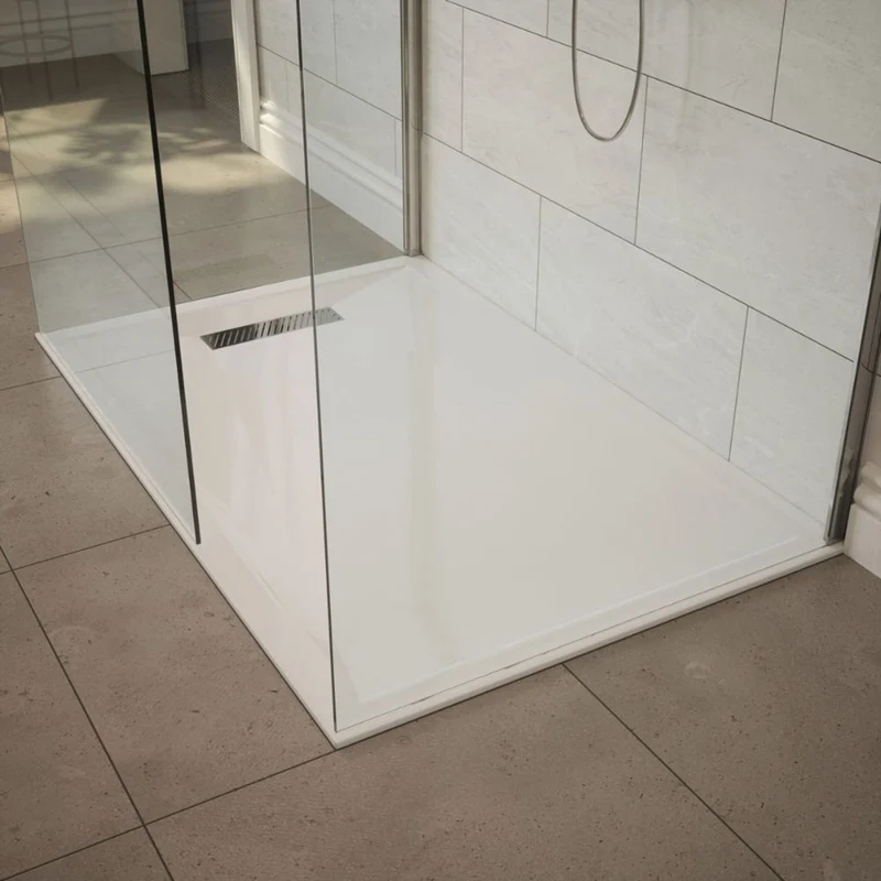 SlimStone 25mm Linear Offset Quadrant Shower Tray