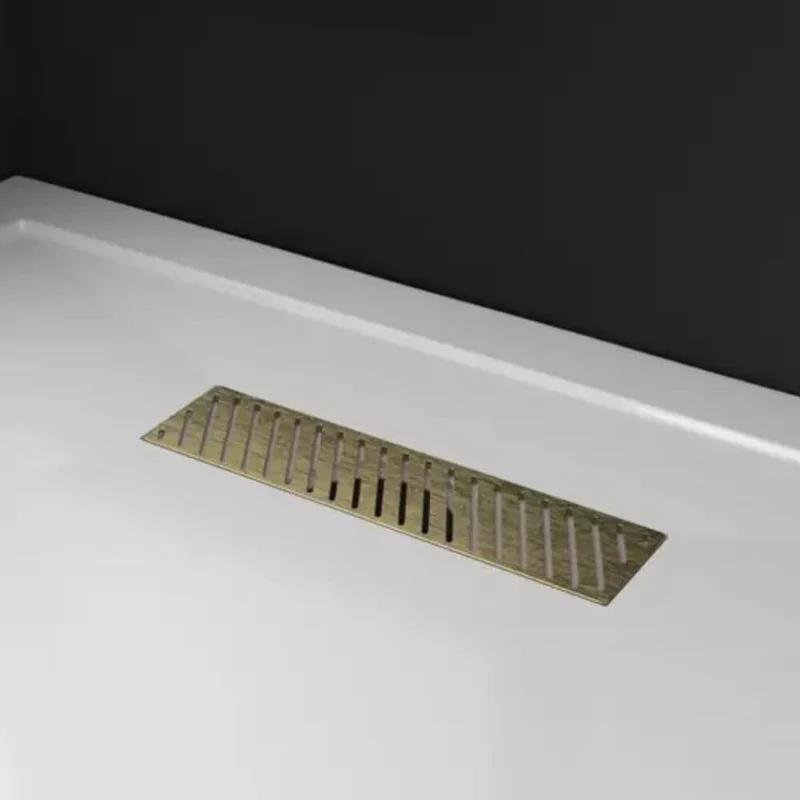 SlimStone Linear Waste Pack - Brushed Brass