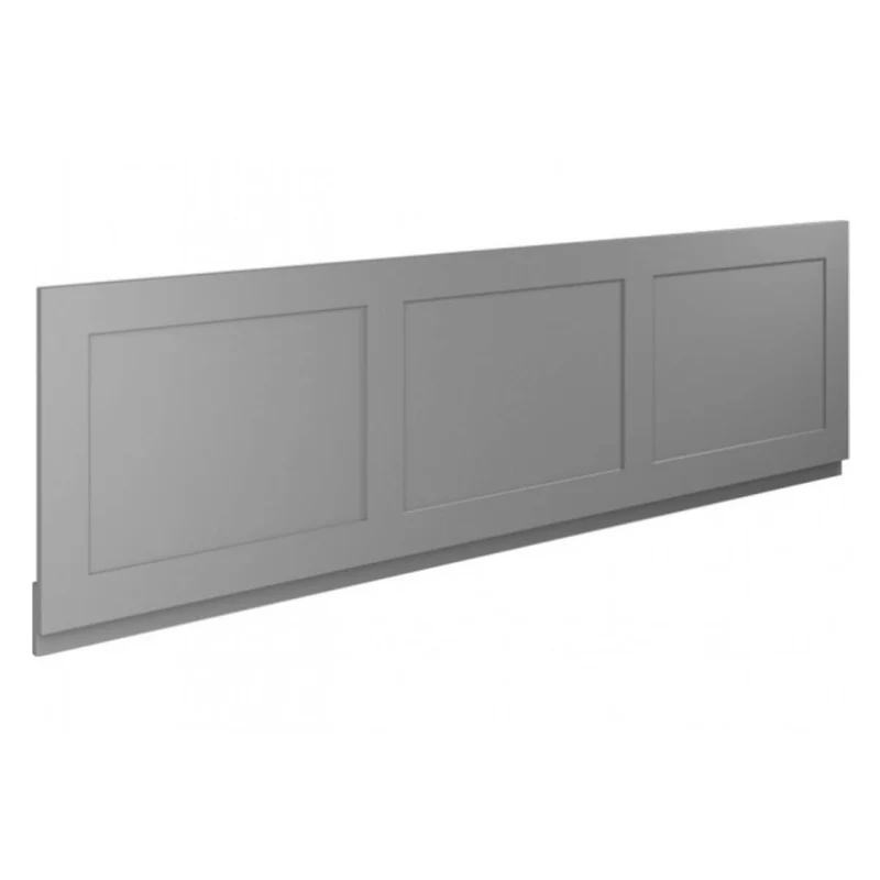 Victoriana 1700mm Front Bath Panel - Stone Grey