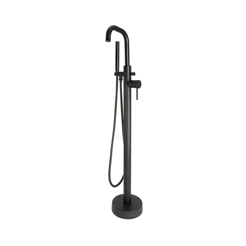 Eliseo Ricci Exclusiv Floor Standing Bath Shower Mixer - Black