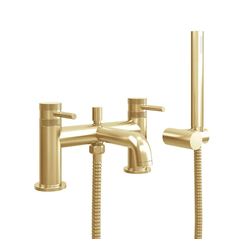 Eliseo Ricci Exclusiv Bath Shower Mixer - Brushed Brass