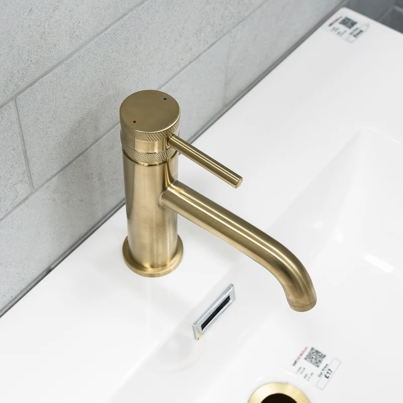 Eliseo Ricci Exclusiv Mono Basin Mixer - Brushed Brass