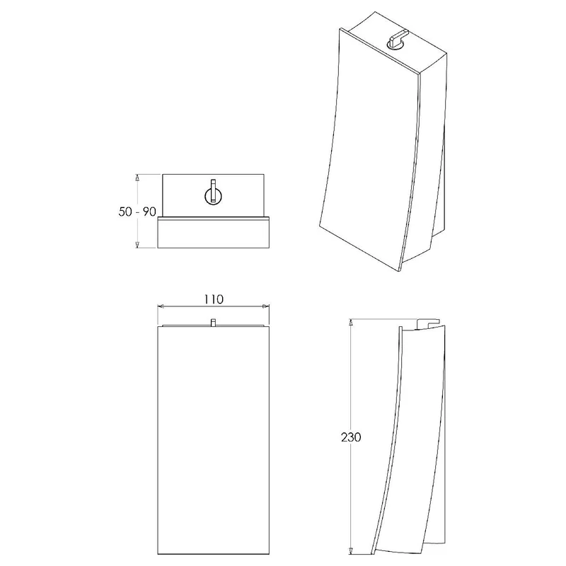 Croydex Wave Soap Dispenser