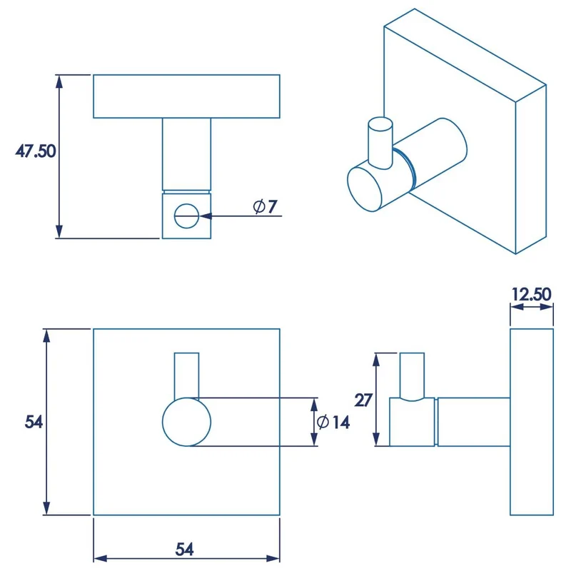 Croydex Chester Robe Hook
