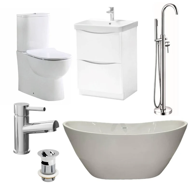 Taha Modern Freestanding Bath Suite