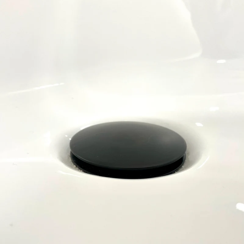 Eliseo Ricci Press Top Bath Waste & Overflow - Black