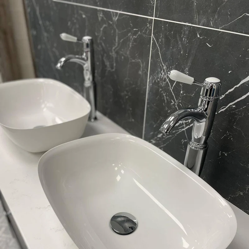 Eliseo Ricci Newbury Traditional Tall Basin Mixer