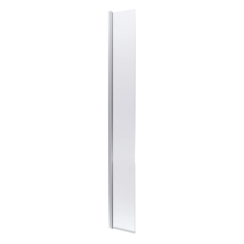 300mm Concealed Hinged Return For 8mm, 1950mm Wetroom Screen - Chrome