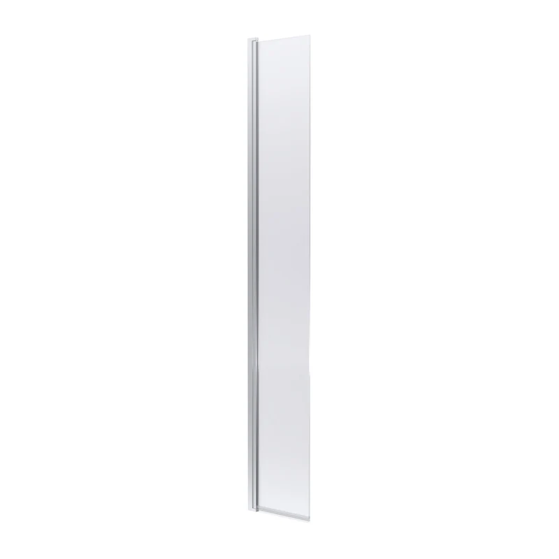 300mm Concealed Hinged Return For 8mm, 1850mm Wetroom Screen - Chrome