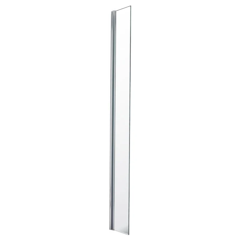 215mm Fixed Return For 8mm, 1850mm Wetroom Screen - Chrome