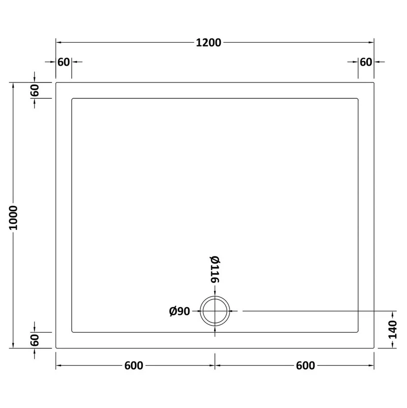 Vista 8mm Brushed Brass 1850mm Walk-In Shower Screen with Slip-Resistant Matt White Stone Resin Tray & Waste Bundle