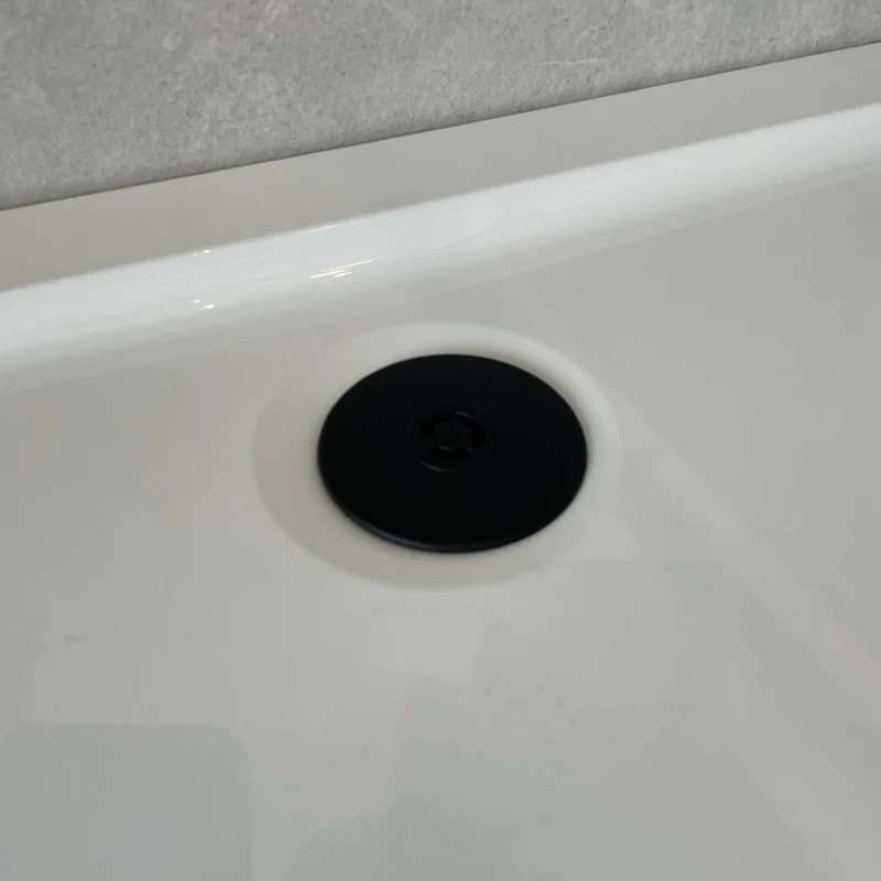 McAlpine 90mm Easy Clean Shower Trap - Matt Black