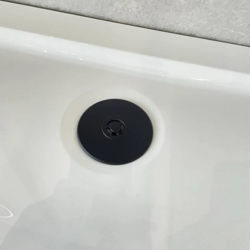 McAlpine 90mm Easy Clean Shower Trap - Matt Black
