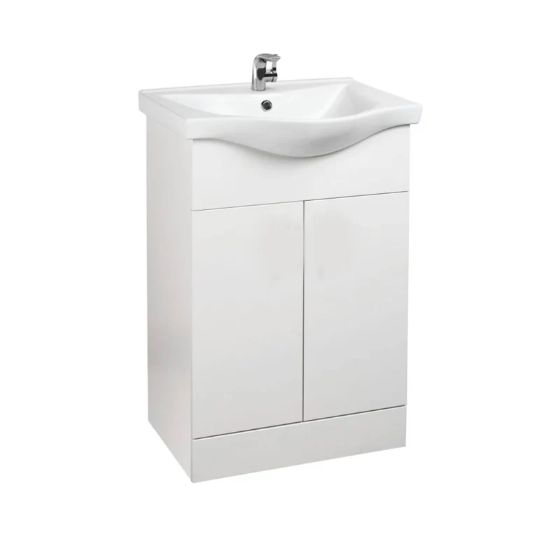 Linea Noir Shower Bath & Vanity Deal - Right Hand