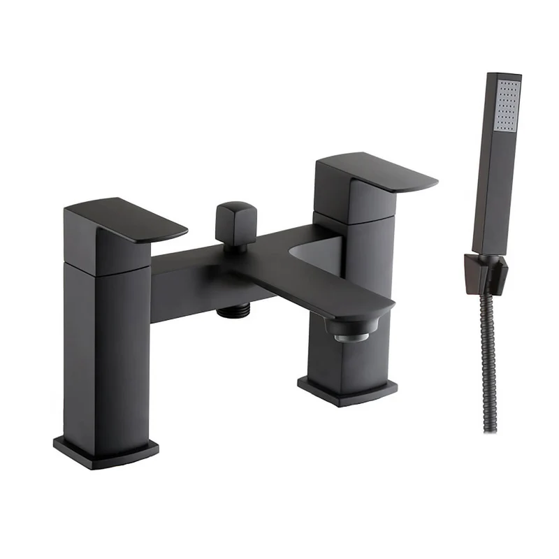 Linea Noir Shower Bath & Vanity Deal - Right Hand