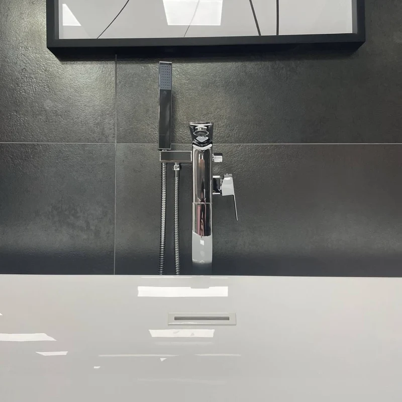 Eliseo Ricci Vesu Floor Standing Bath Shower Mixer