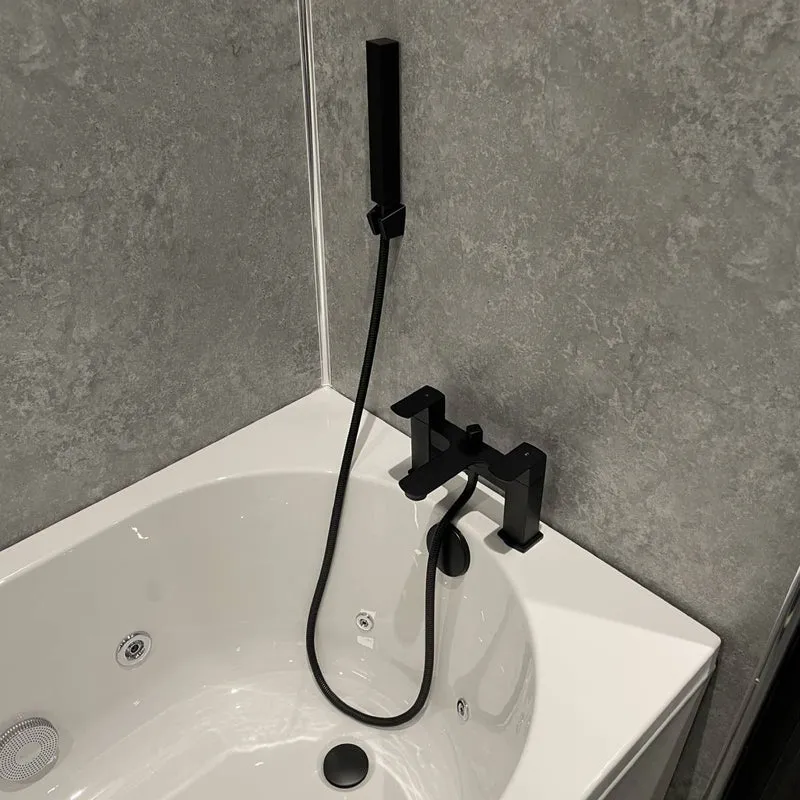 Vesu Bath Shower Mixer Tap - Black