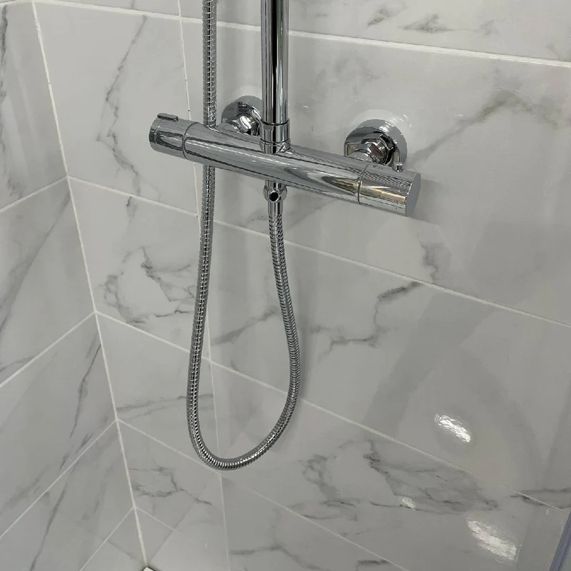 Eliseo Ricci Pro Round Thermostatic Rain Shower