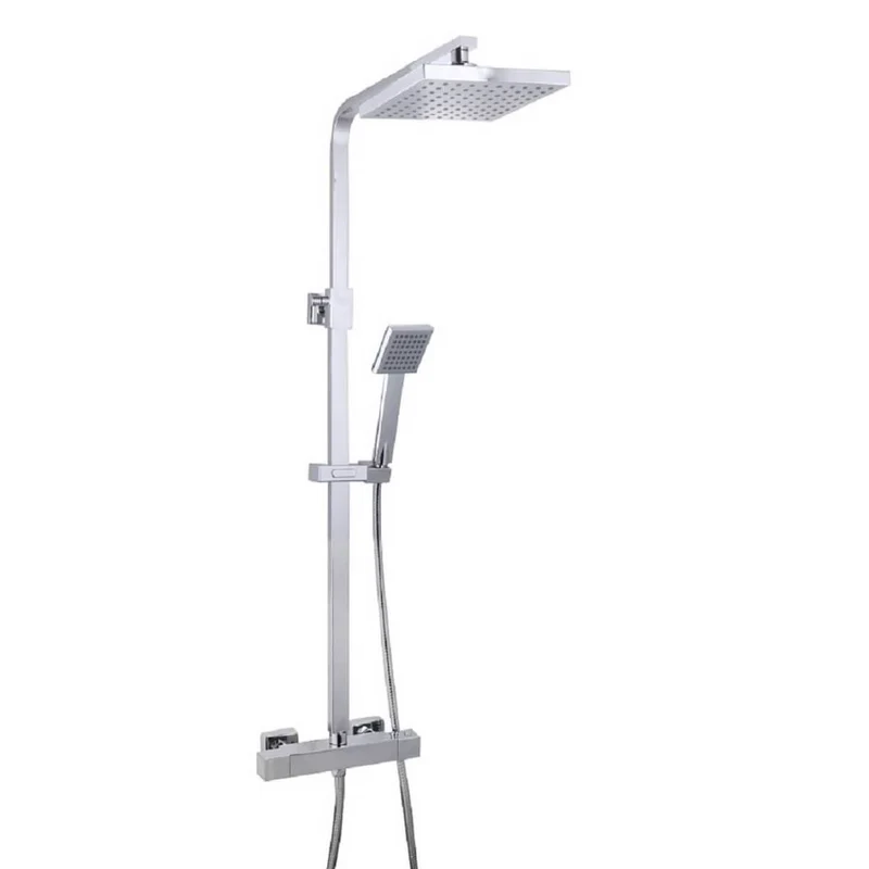 Eliseo Ricci Pro Square Thermostatic Rain Shower