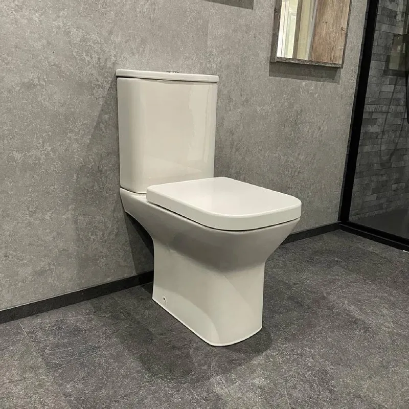 Linea Easy Plumb Close Coupled Toilet with Cyclone Flush & Soft Close Seat