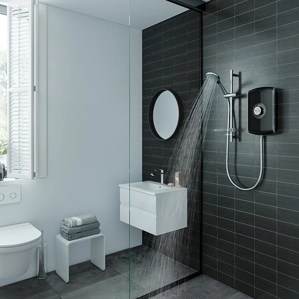 Triton Amore 8.5kW Electric Shower - Black