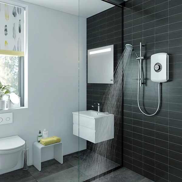 Triton Amore 8.5kW Electric Shower - White