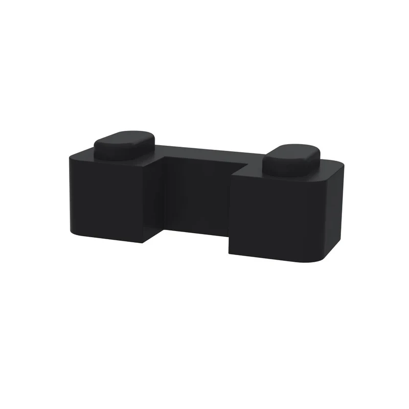 Hudson Reed Wetroom Screen Support Foot WRSF007 - Black