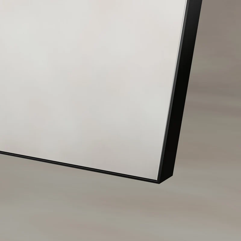 Origins Living Oslo Irregular Hexagon Mirror 55 x 80cm - Matt Black