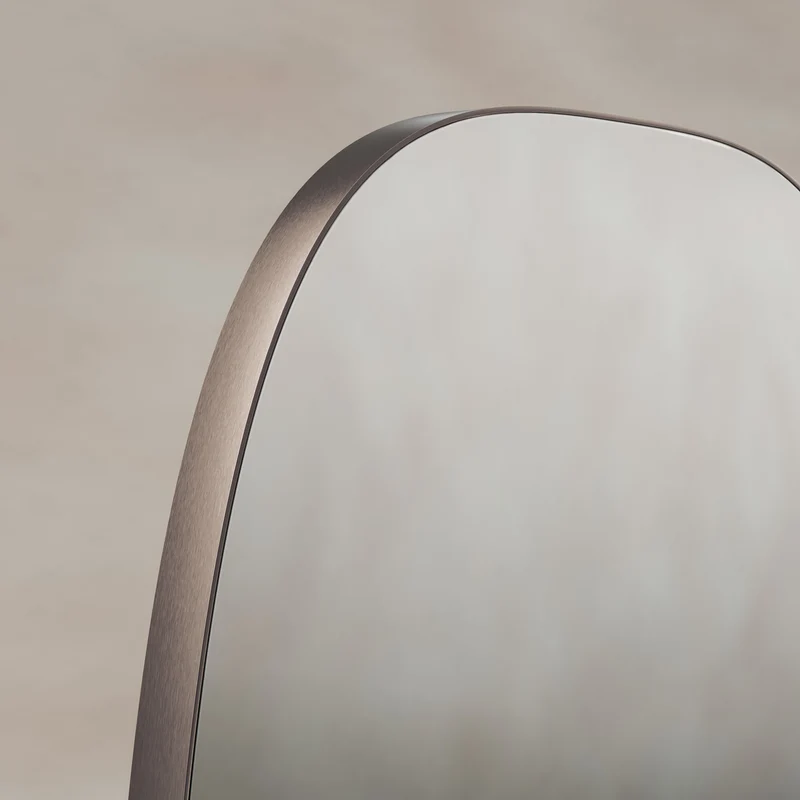 Origins Living Oslo Barrel Mirror 45 x 80cm - Brushed Bronze