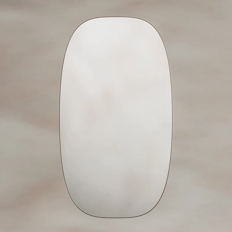 Origins Living Oslo Barrel Mirror 45 x 80cm - Brushed Bronze